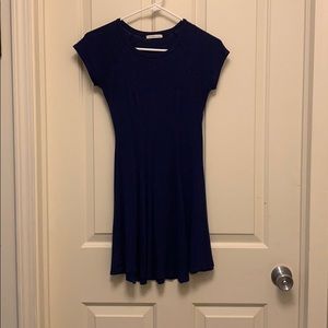 Navy blue t dress